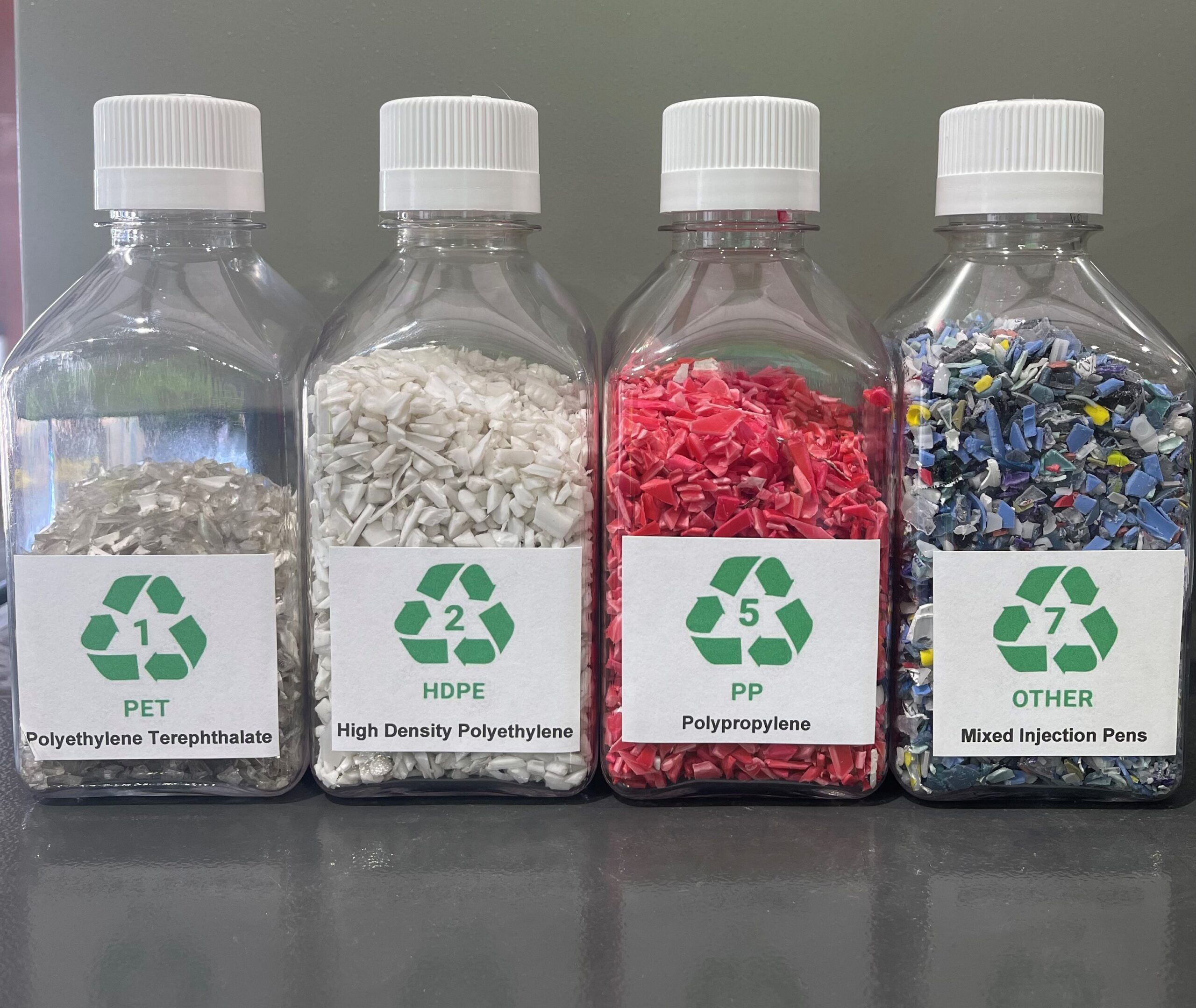 Shredded and separated materials